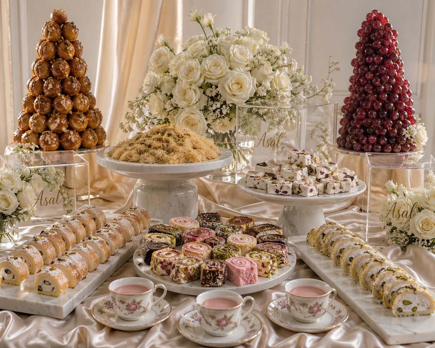Luxury dessert table
